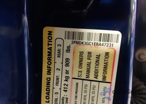 2014 Ford Edge Se z USA, uszkodzony, nr VIN 2FMDK3GC1EBA47231